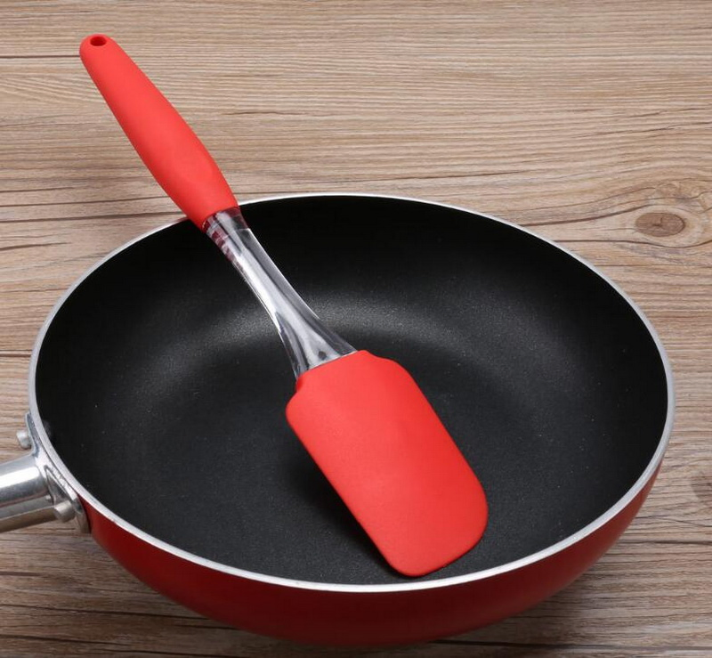 New Arrival Custom Silicone Spatula with Customized Design Logo Spoon