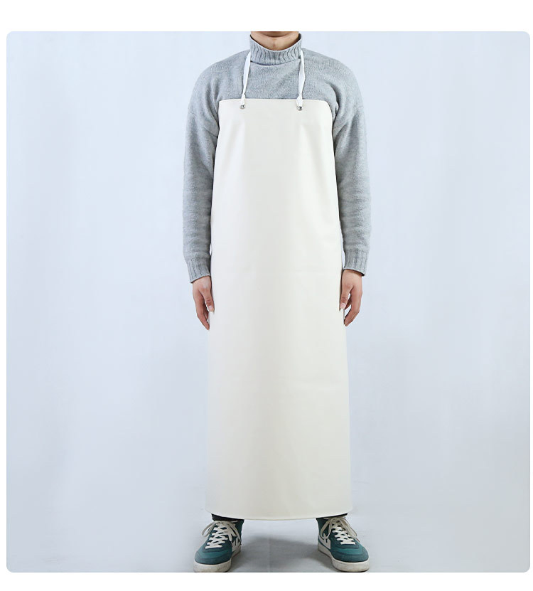 Factory Custom Acid Alkali Resistant Waterproof Chloroprene Rubber Neoprene Apron for Chemical Protection