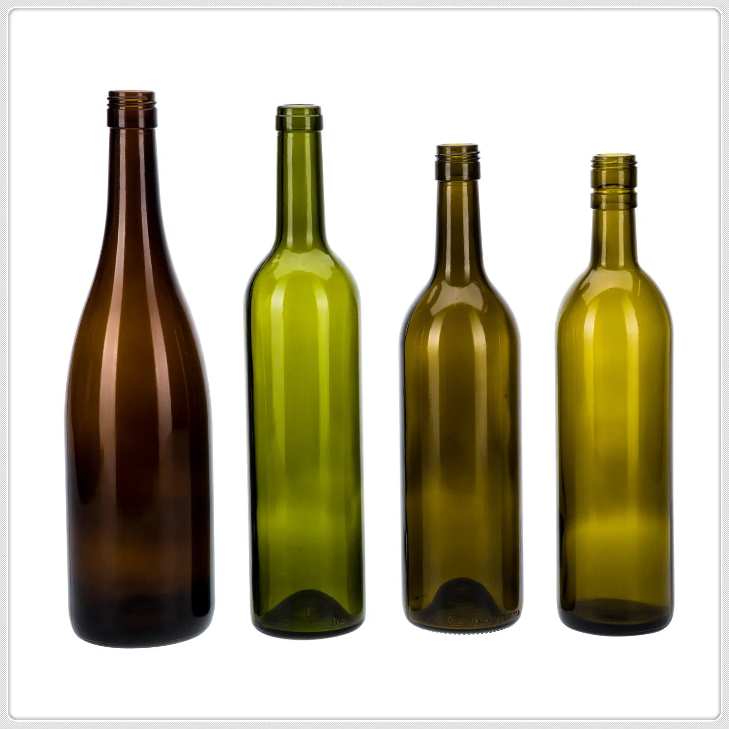 500ml High Quality Dark Glass Olive Bottle with UV Protection Layer for Freshness