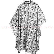 Накидка парикмахерская мужская синяя для стрижки