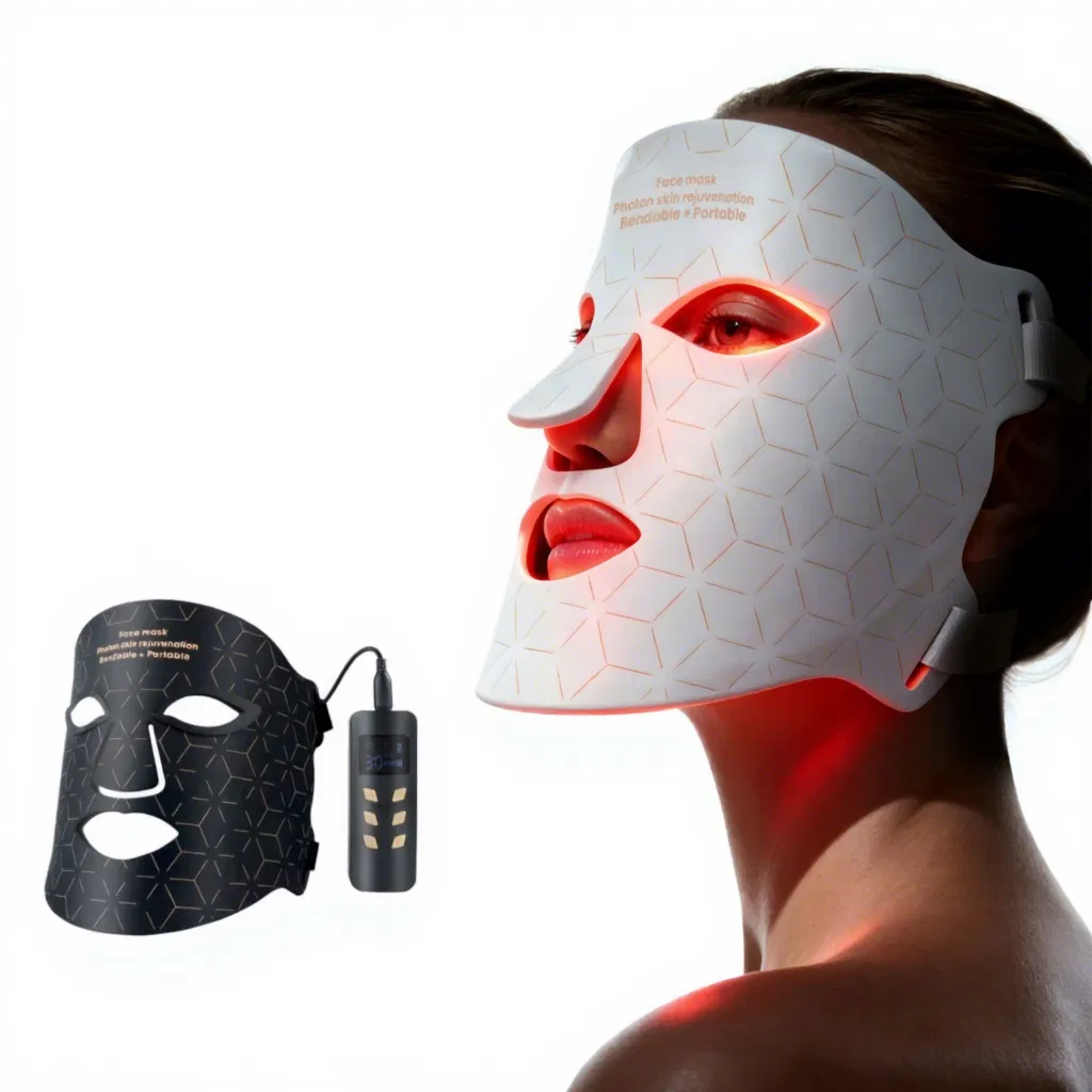 4-Color High-Quality Red Light Therapy Mask for Skin Care