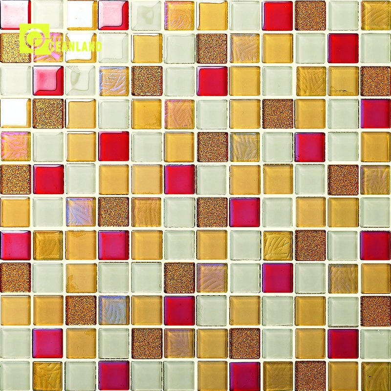 Кристальная мозаичная плитка для стен