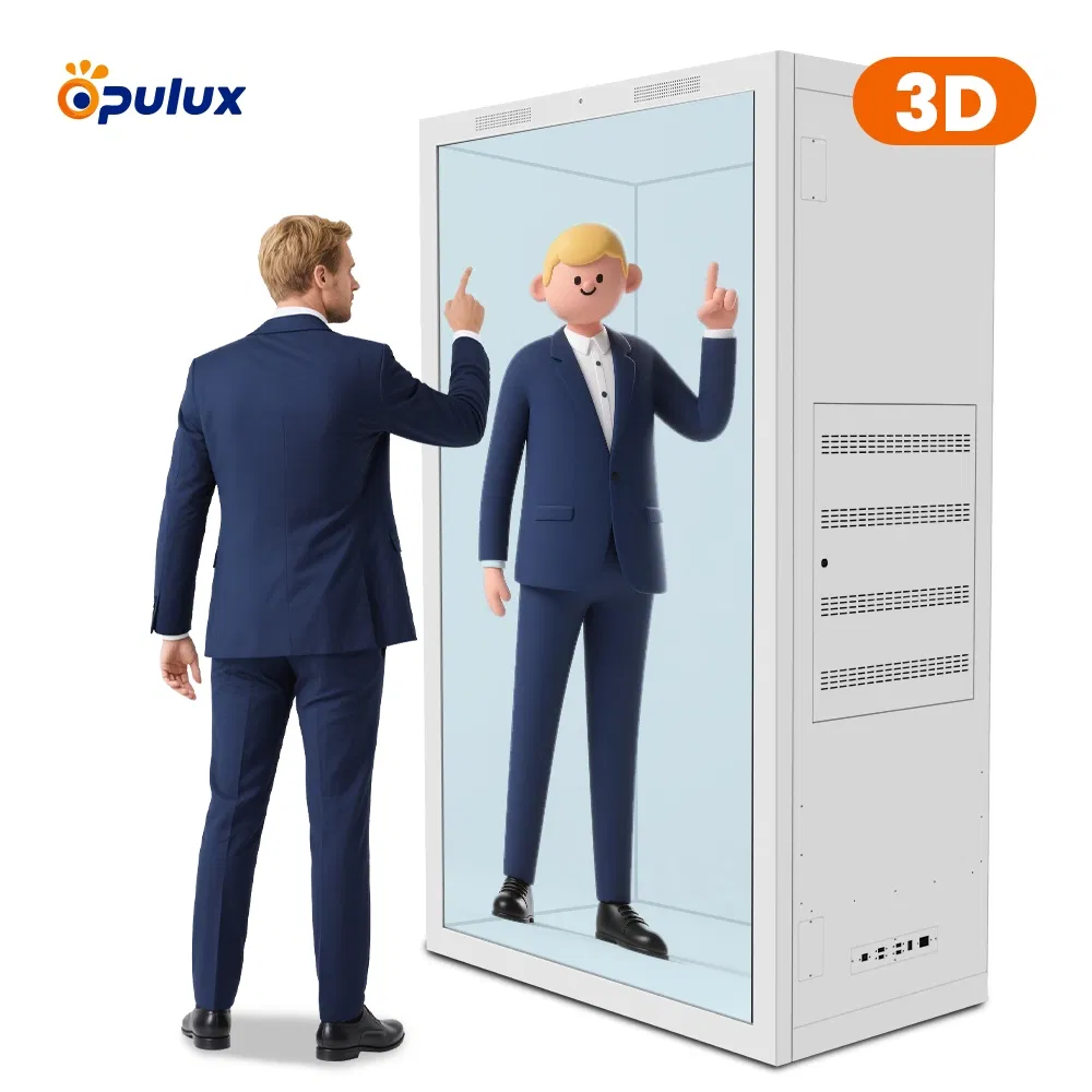 Портативный 3D голографический дисплей с сенсорным экраном