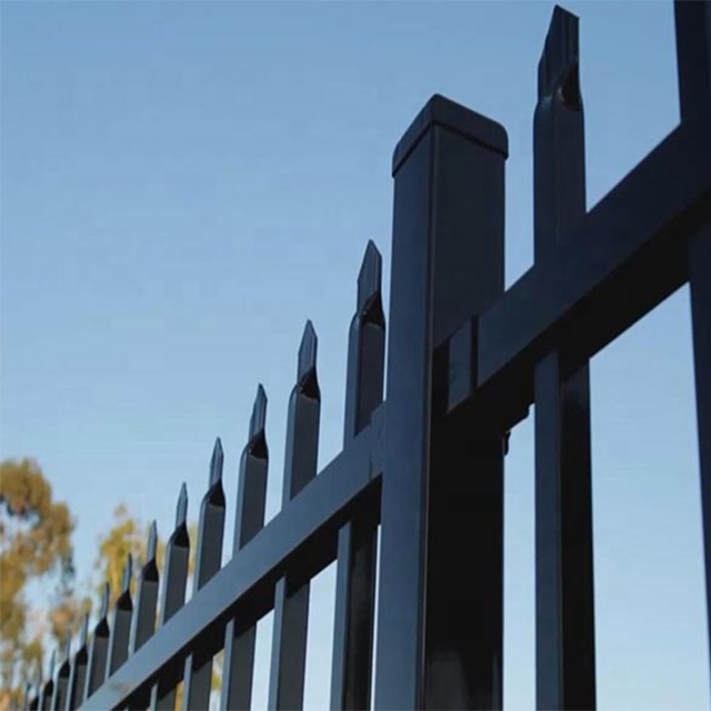 Metal Picket Fence / Steel Picket Fence / Wrought Iron Fence / Decorative Fence / Garden Fence for Residential Yard