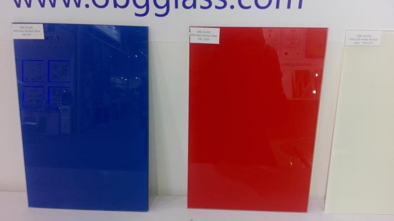 Black Back Painted Glass Lacquered Glass