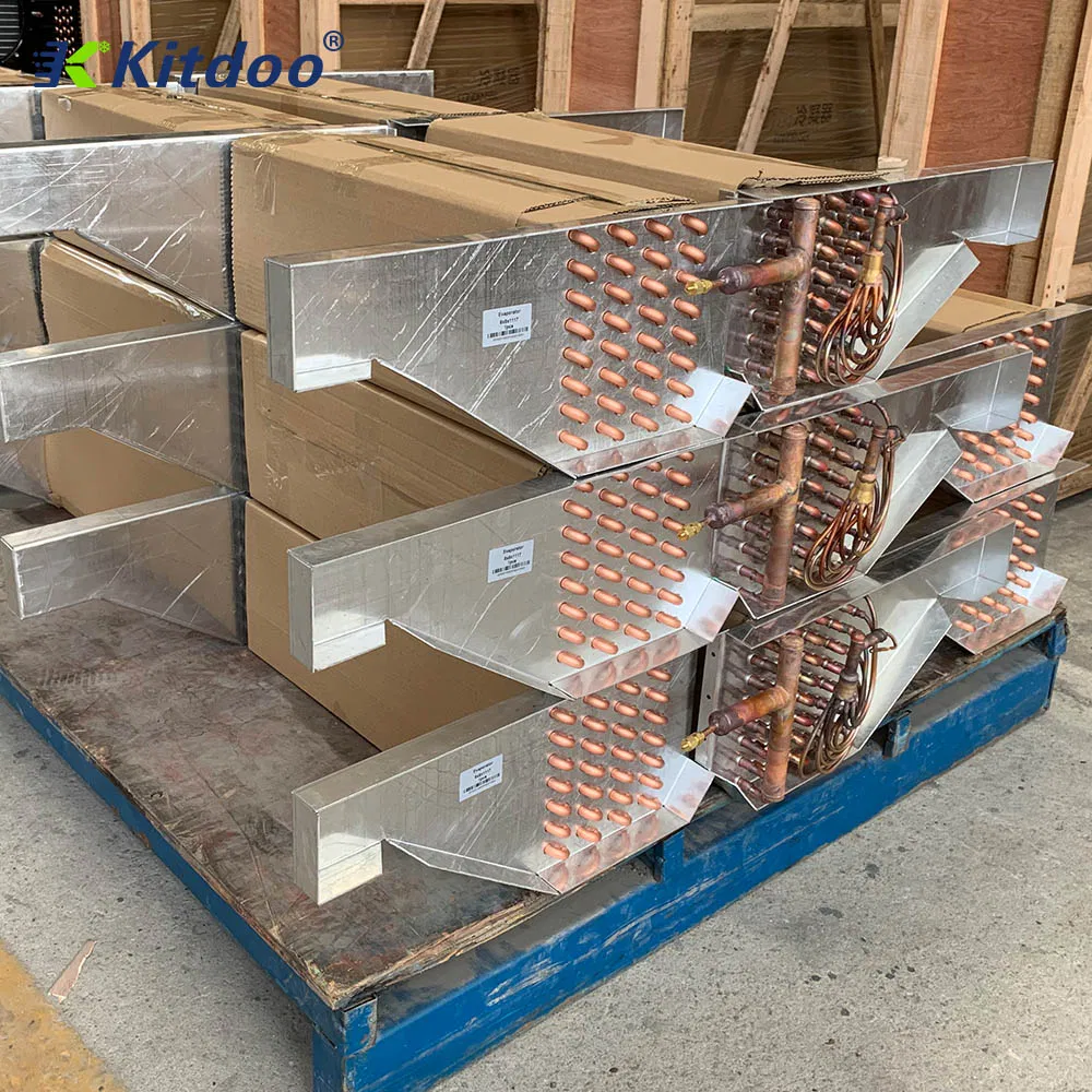 Copper Tube Gold Fin Evaporator for Heat Pump
