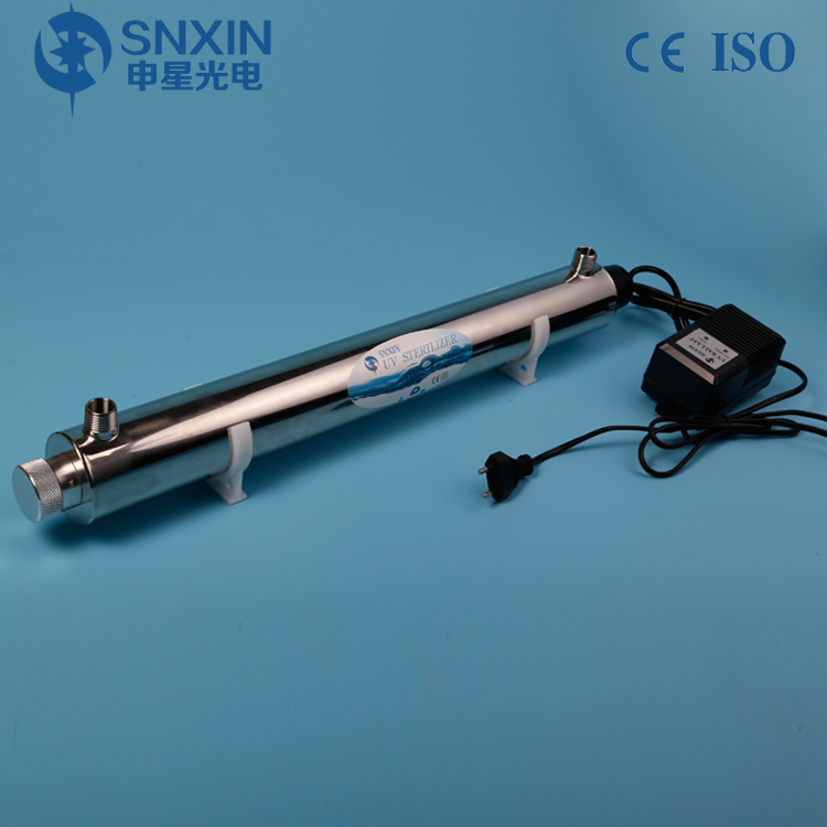 12gpm 55watts 304ss UV Light Sterilizer Water Sterilization Disinfection 254nm UV Filter Machine for Pure Water