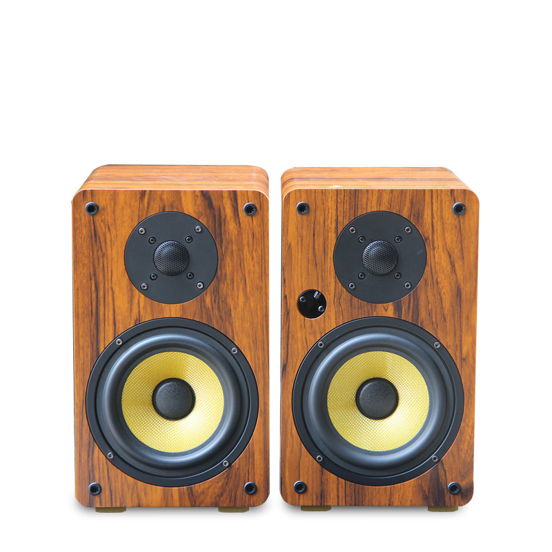 Active Bookshelf Speaker 2 Way Home Stereo Desktop Bluetooth Wireless Remote