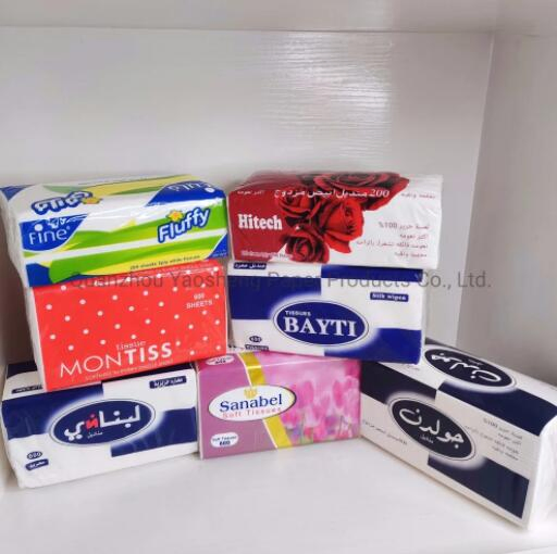 Factory Customize 2 - 3 Ply Virgin Pulp Face Tissue No Scent Soft Pack Facial Tissue Paper