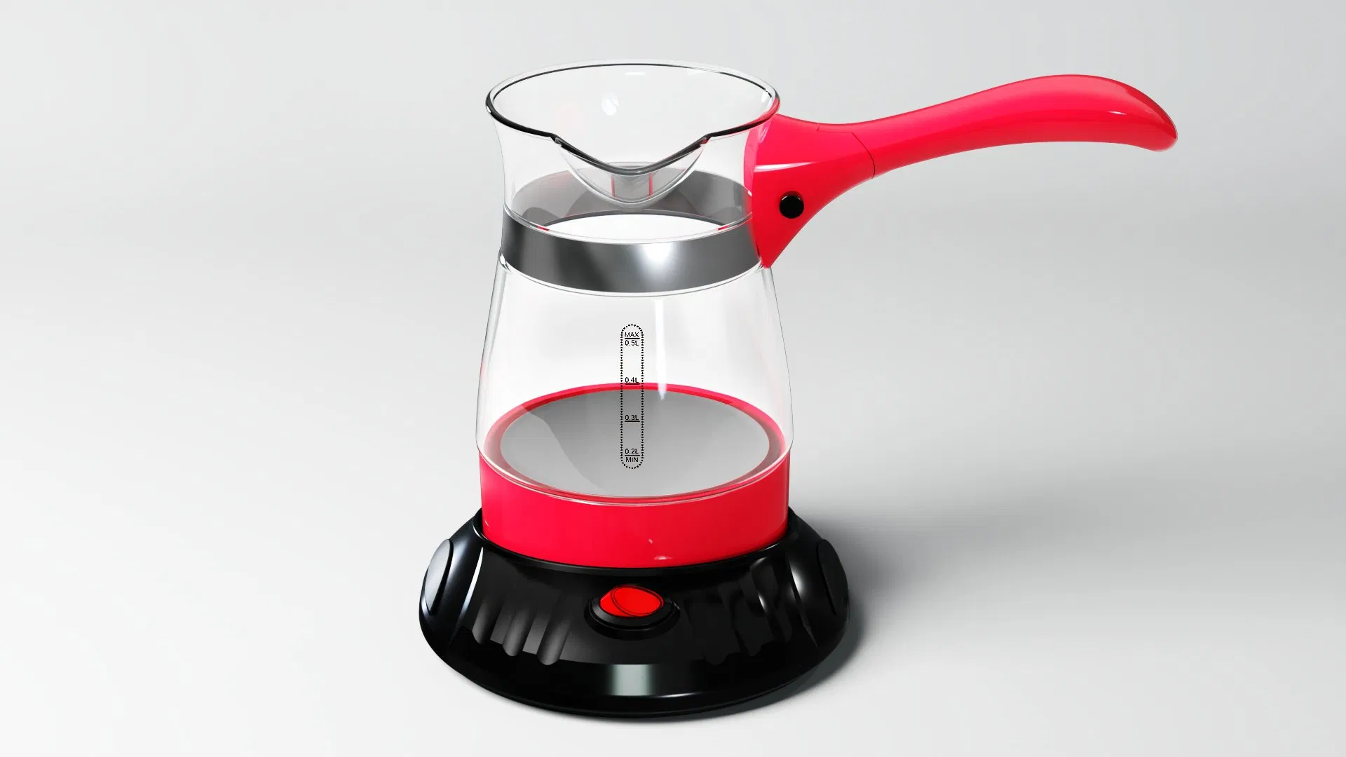 Wholesale Factory Sell Cordless Small Turkish Glass Coffee Maker