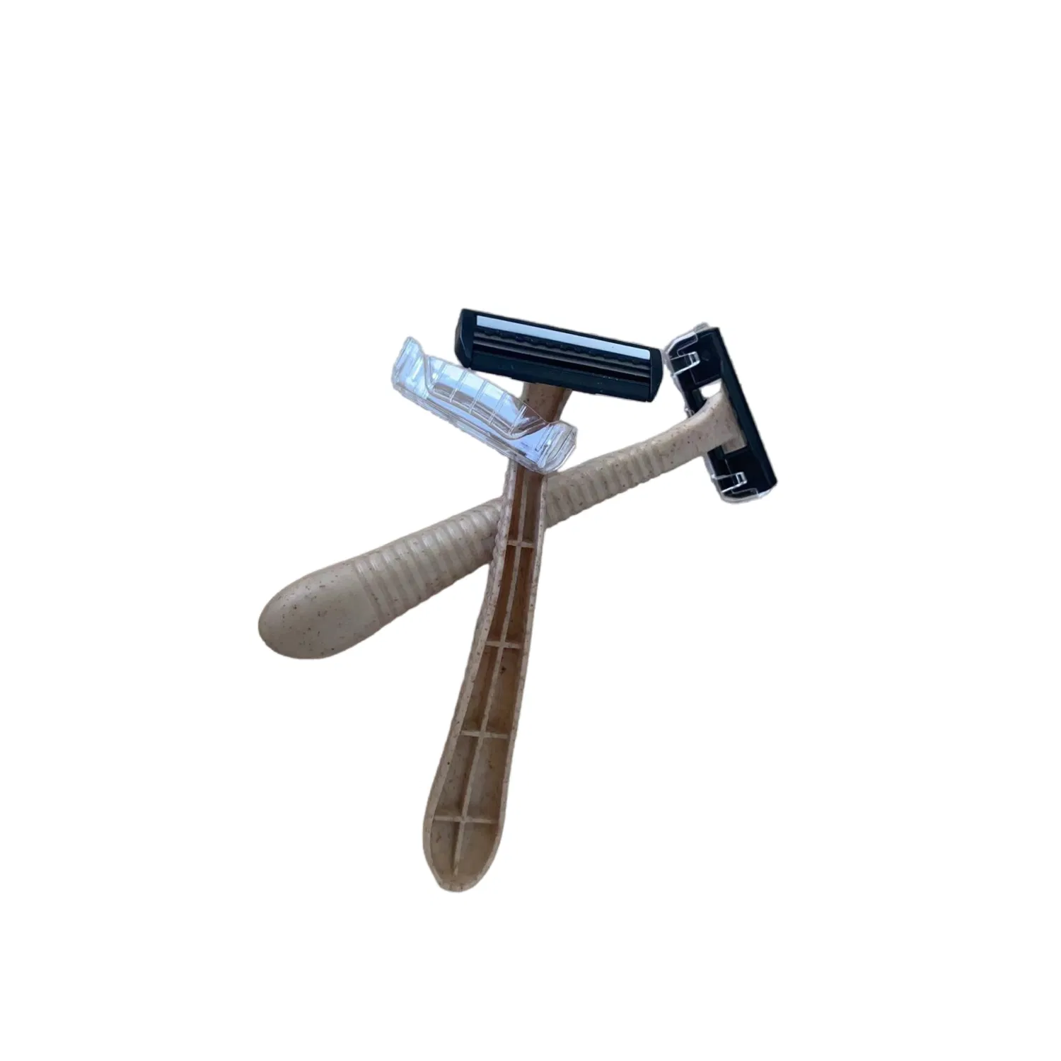 Wheat Straw Shaving Hotel Razor with Hotel Amenities for Guest Room