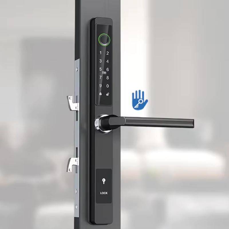 Electronic Digital Door Lock with Passcode /IC Card / Remote Unlocking for Sliding Glass Door