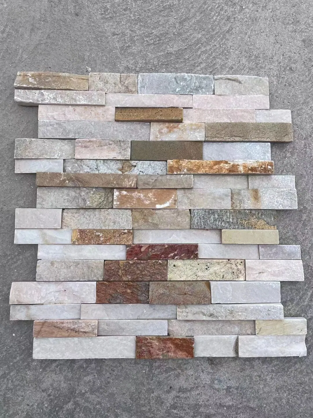 Multicolor Rusty Slate Culture Stone Tiles for Roofing Walling Flooring Pool Table Slate