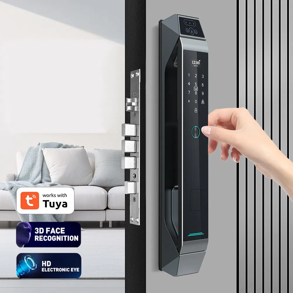 Premium Digital Fingerprint Door Lock with Video Intercom System