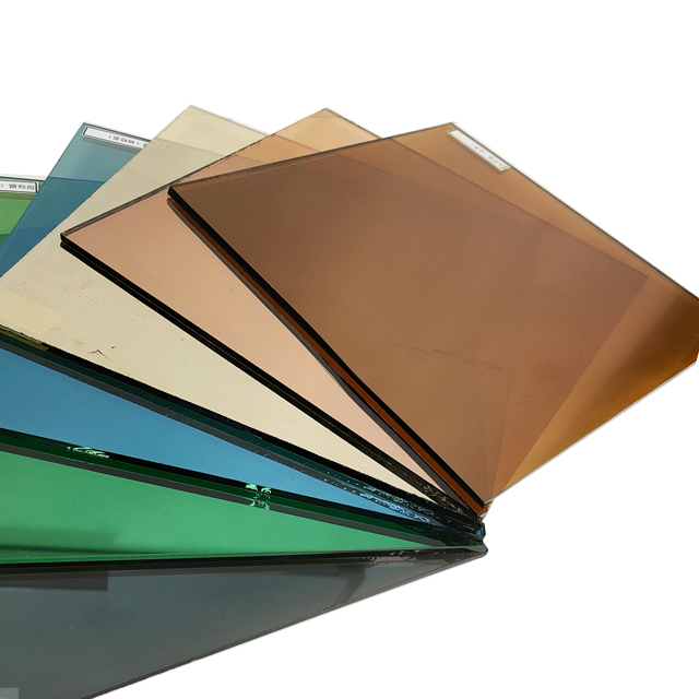4mm 5mm 6mm 8mm 10mm Tinted Reflective Glass Dark Blue Euro Bronze Green Gray for Building