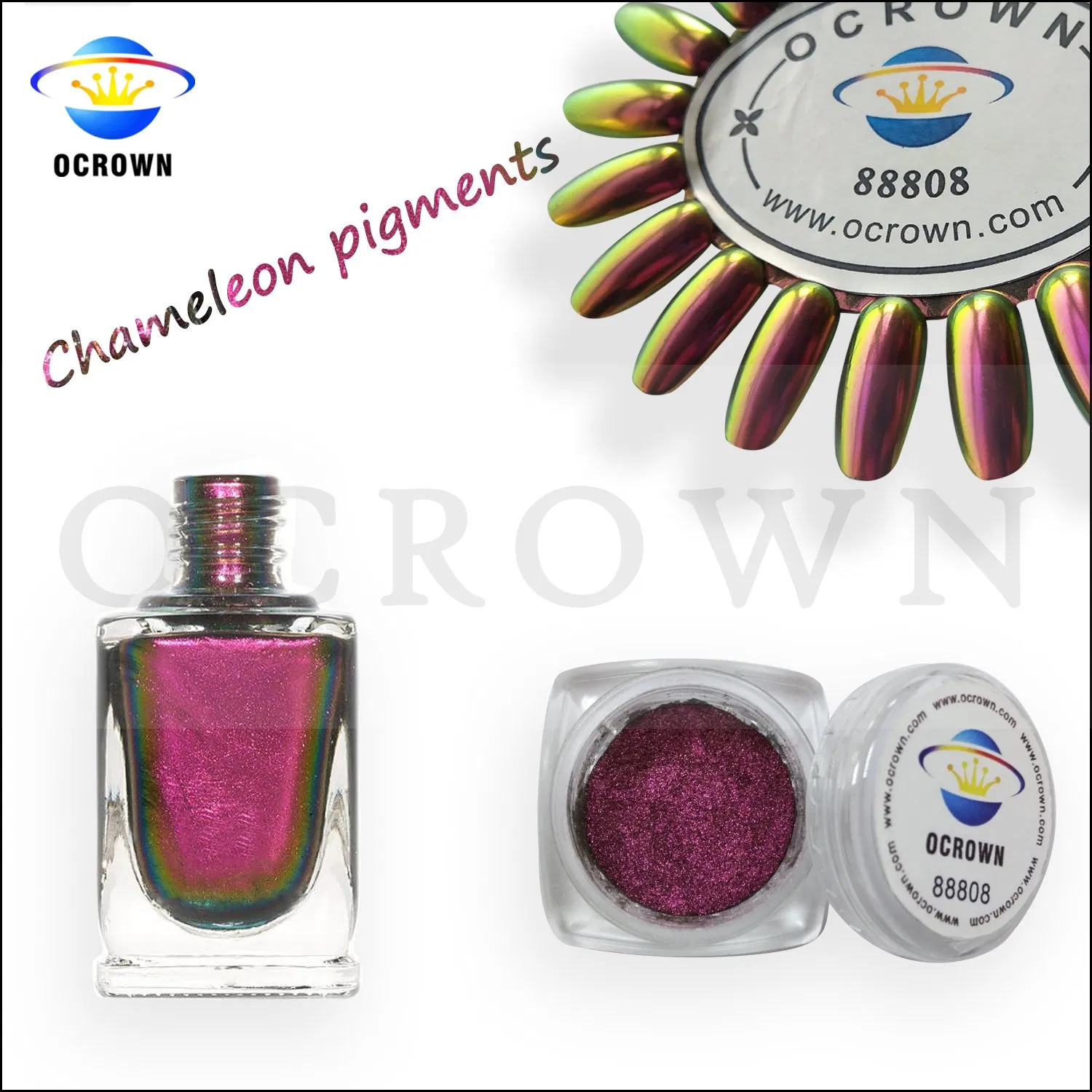 Chrome Nails Powder Pigment Nail Acrylic Color Changing Pigment Powder