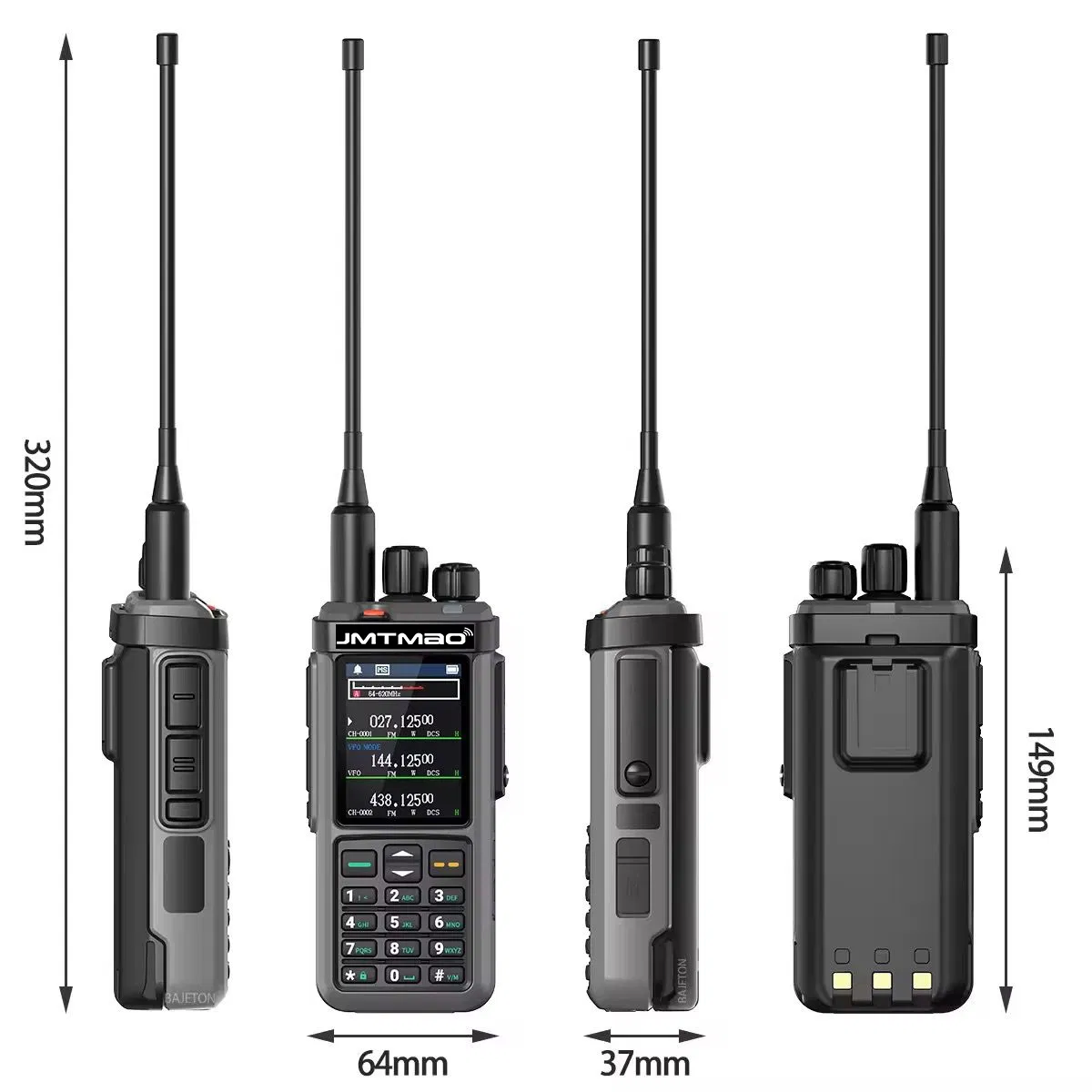 Портативная радиостанция UV-98 Plus Full Band 10W IP67