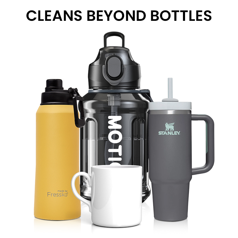 Green Formula Water Bottle Cleaning Tabs Non-Toxic Fast Dissolving for Reusable Cups