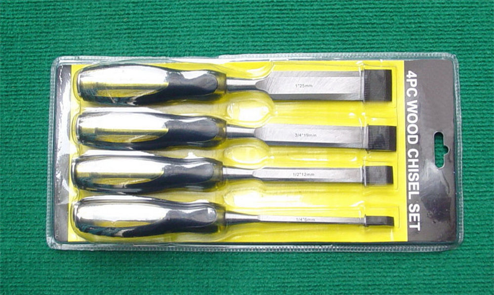 Wood Chisel with Plastic Handle for Woodworking