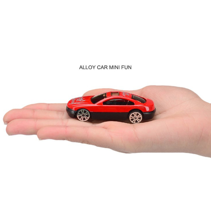 Грузовик-автовоз с 6 машинками и треками (красный)