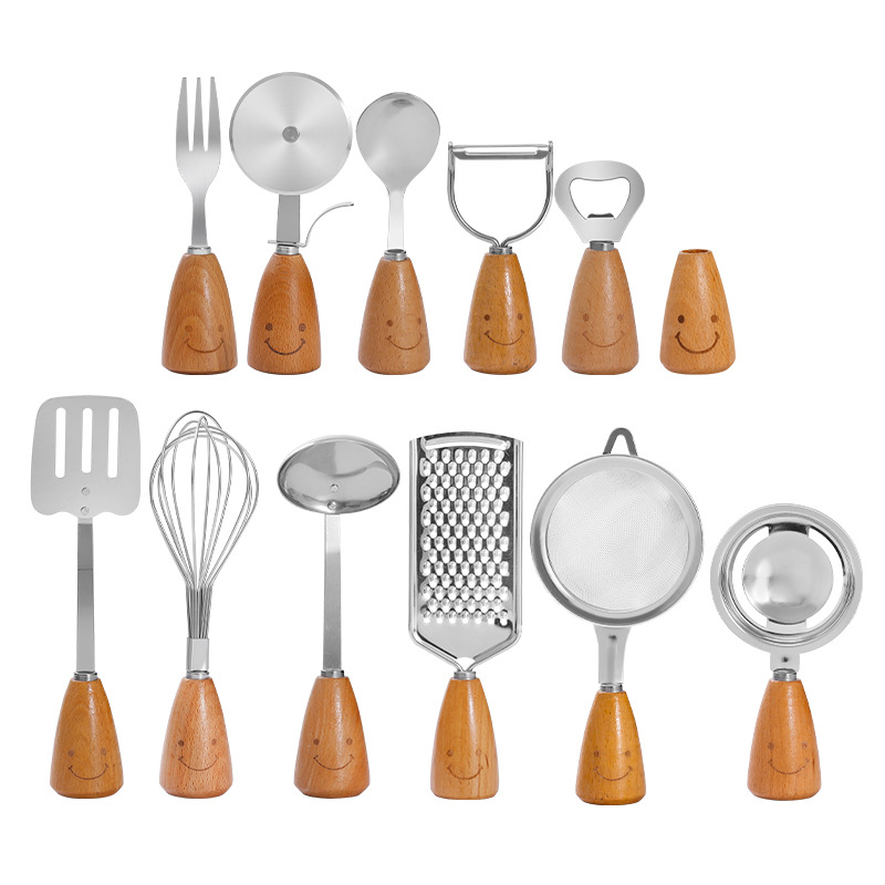 Stainless Steel Korean Style Kitchen Tool Set for Cooking and Baking