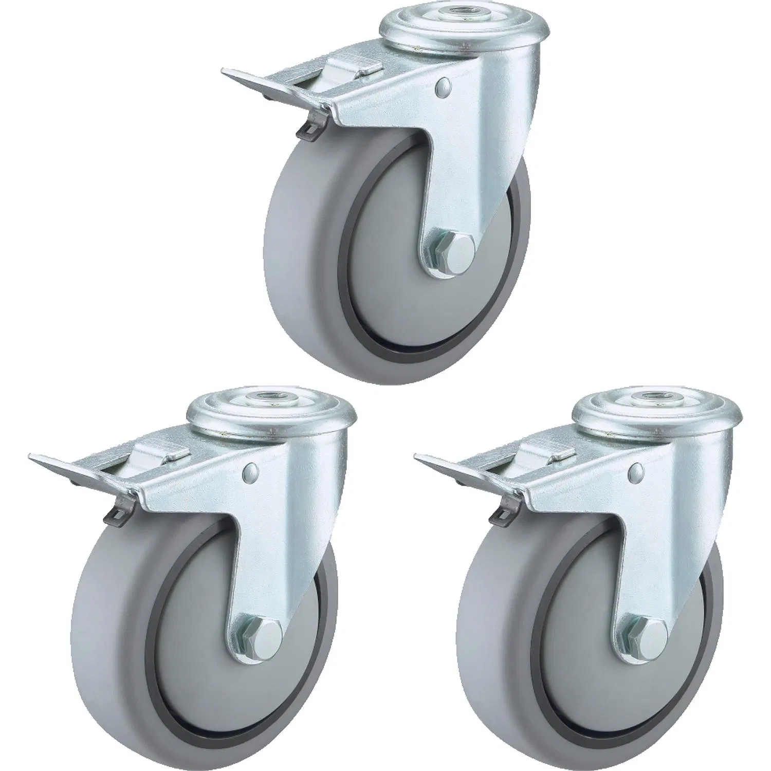 TPR Caster with PP Core and Roller Bearing, a-E05#