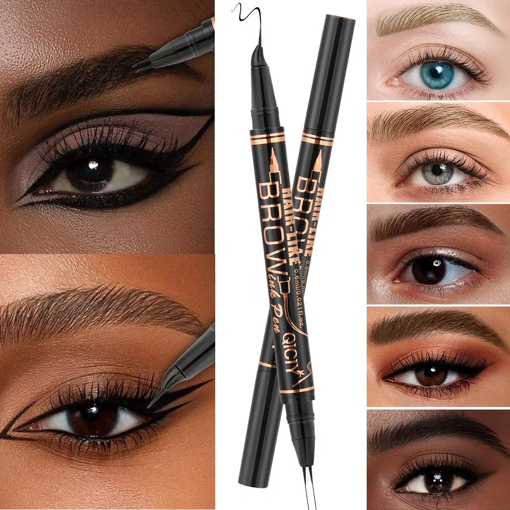 5 Color Eyeliner+Eye Brwo Eyebrow Pencil Makeup Set
