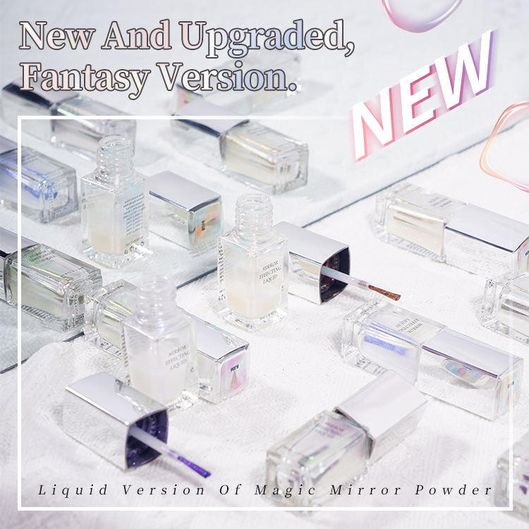 Clear Mirror Effecting Liquid Acrylic Nail DIP Dipping Kilogram System Color Glitter Powder