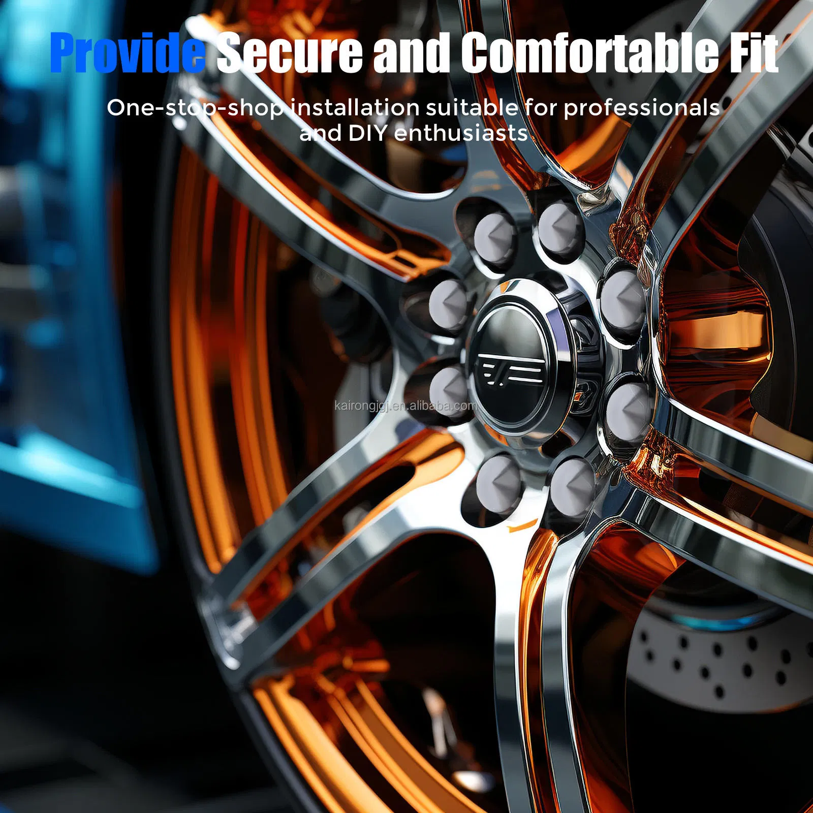 Premium Chrome Plated M12x1.5 Wheel Lug Nut