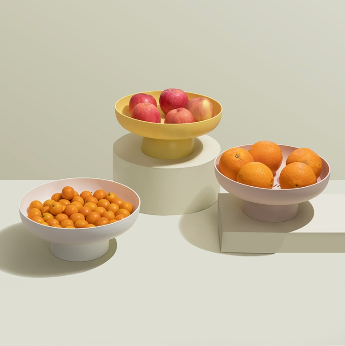 Modern Minimalist Plastic Serving Tray for Candy, Fruits and Desserts