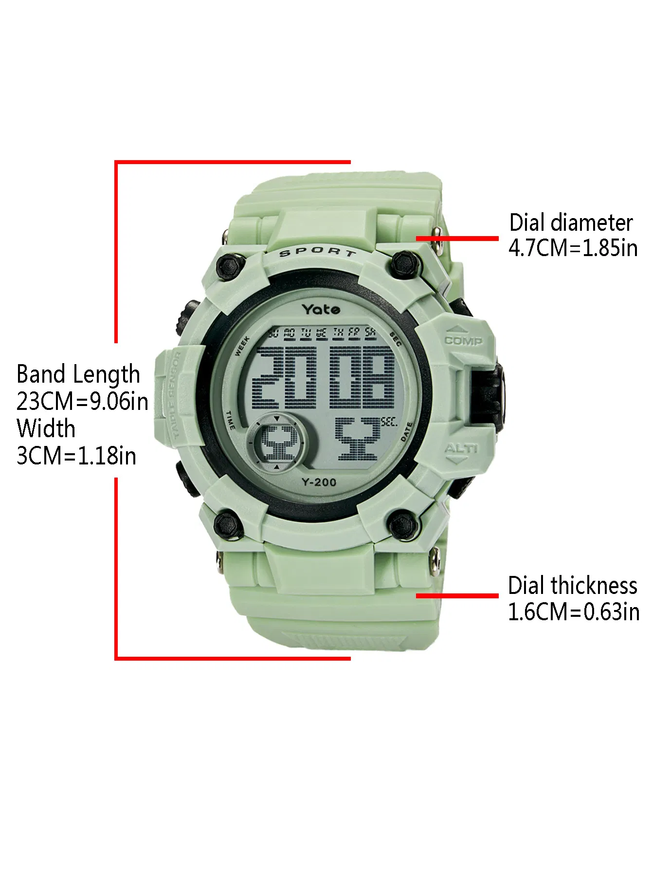 Factory Digital Watch Wholesale Cheap Plastic Wrist Sports Watch