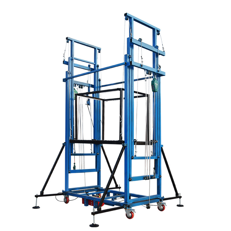 Electric Mobile Scaffolding Tower with Outriggers – Stable & Easy to Assemble