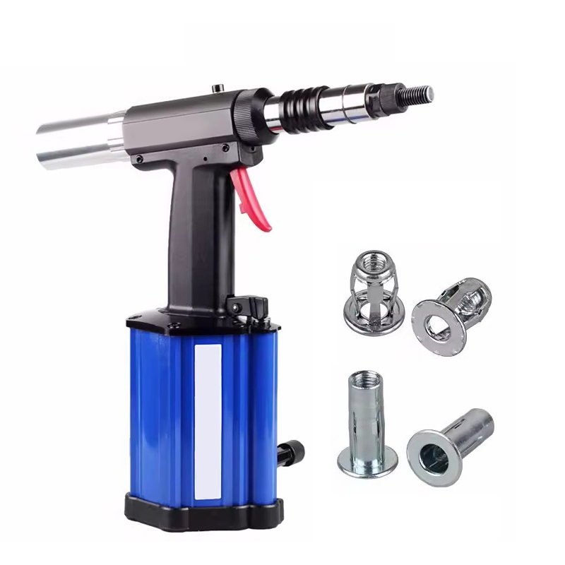 M2312L Extra-Long Stroke Pneumatic Hydraulic Riveting Nut Tool Air Riveter for Split Nuts Lantern Rivet Nut M12