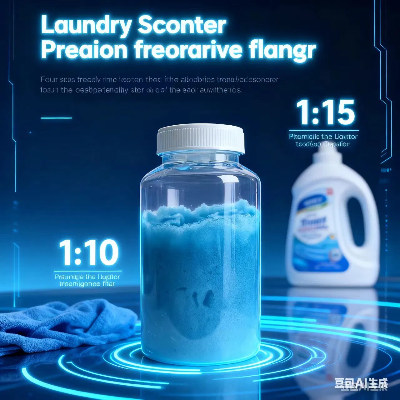 Concentrated Laundry Detergent Premium Concentrated Laundry Liquid Stain Remover 1: 15