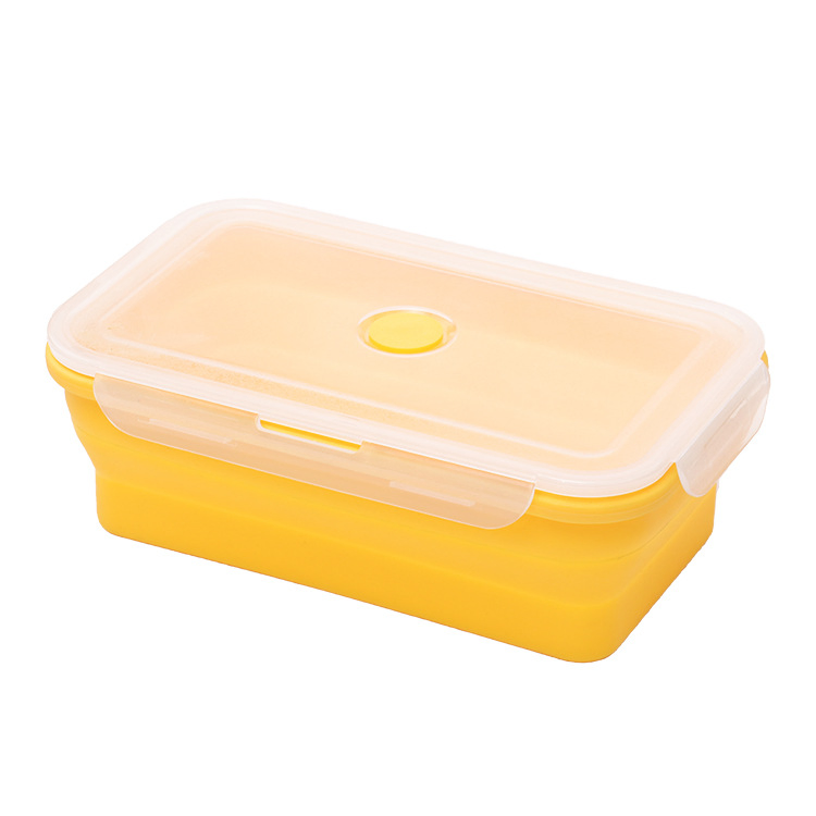 Versatile Collapsible Silicone Lunch Box for Easy Storage