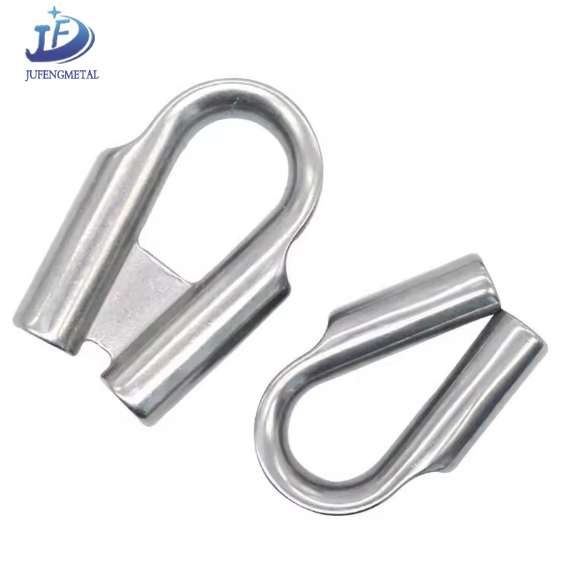 Customtube Thimble Stainless Steel Wire Cable Thimbles Open Tube Type Rope Thimble