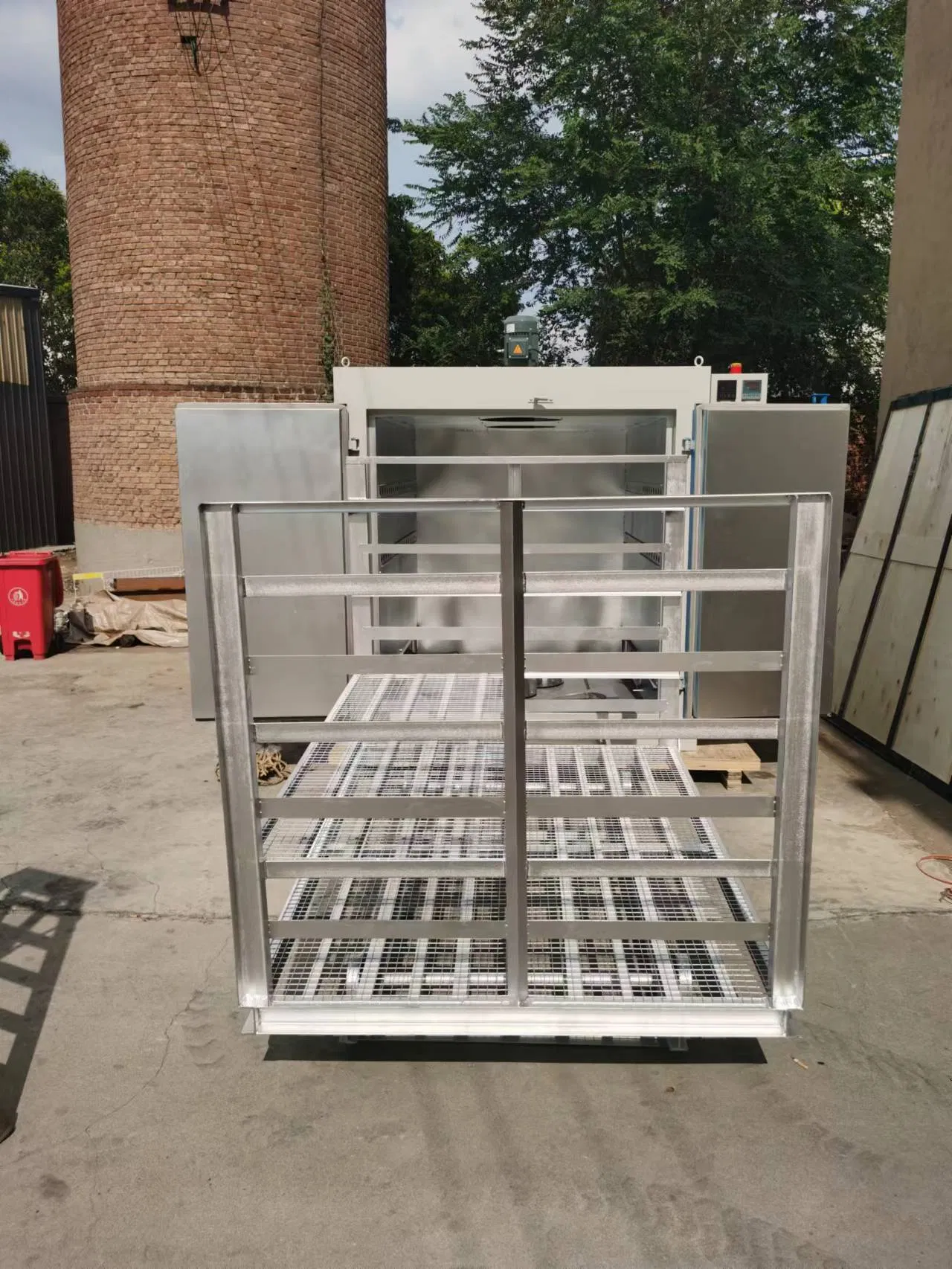 Электрическая печь для сушки клея на лепестковых и отрезных кругах