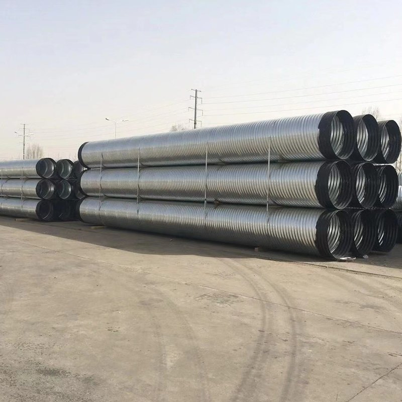 Spiral Corrugated Pipe Round Corrugated Steel Culvert Pipe
