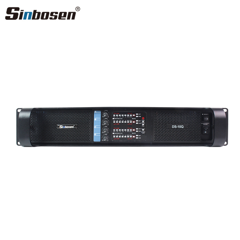 Ds-10q 1000 Watt 4 Channels Class Td Professional Power Amplifier 1350W