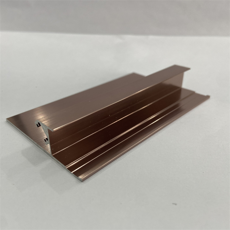 Decorative Furniture Stone Color Aluminum for Floor Ceiling T Molding Steel Tile Stainless Edge Carpet Metal Trim Golden Shinning