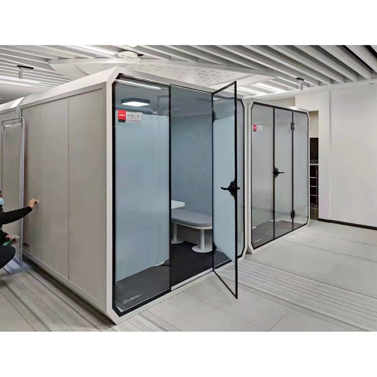 Manufacturers Working Prefabricated House Private Office Phone Booth Fashion Noise Insulate Soundproof Office Booth