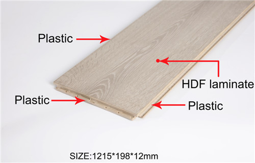 High Quality Waterproof White Oak Indoor Used Click Lock Laminate Flooring