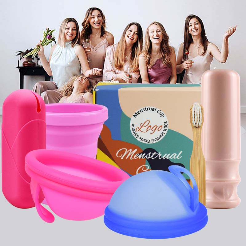 Coletor Menstrual Custom 100% Medical Silicone Copa Lady Period Menstruation Disk Menstrual Disc