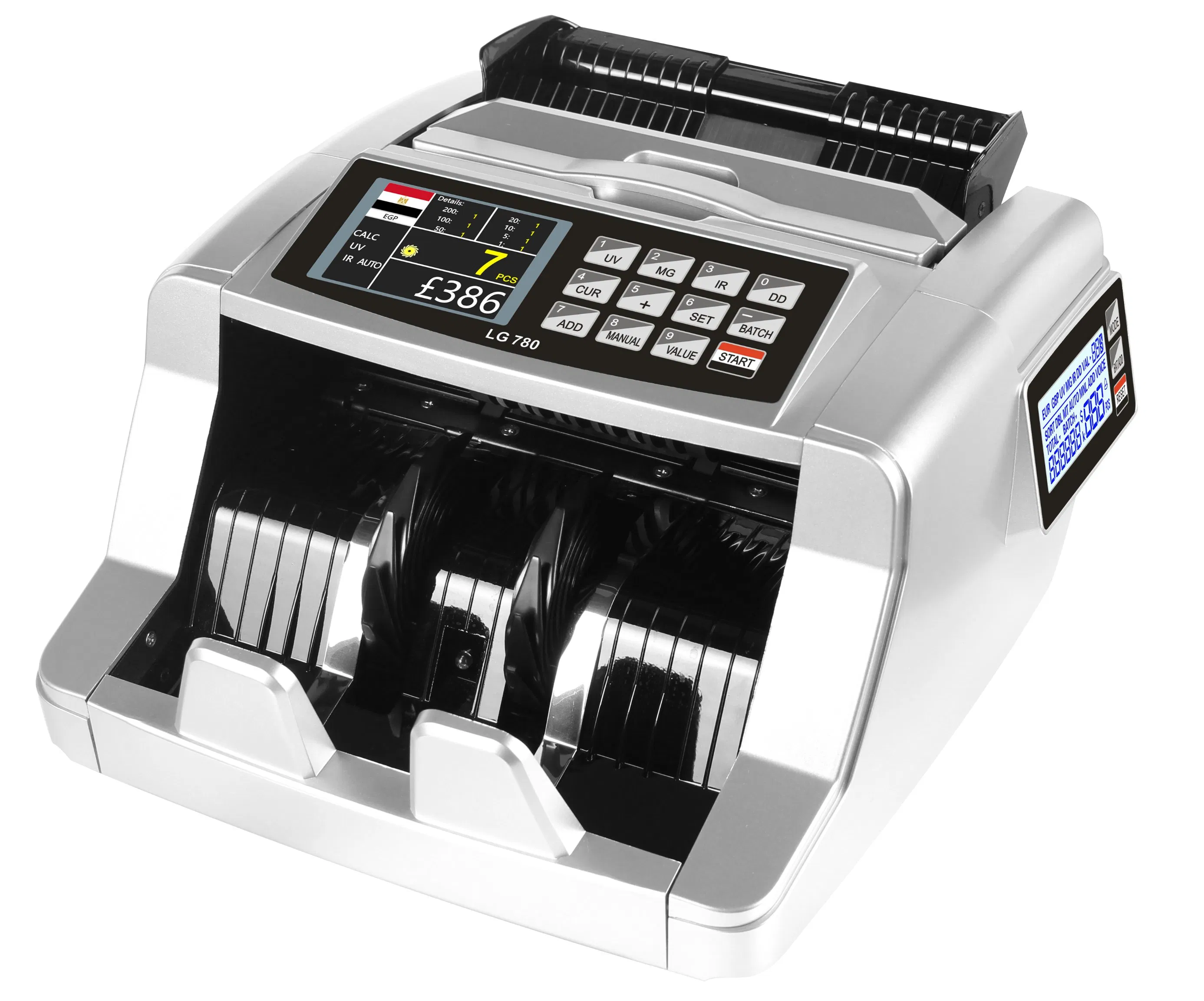 Financial Equipment Bill Counters Currency Counter Money Detector Cashing Counting Machine Banknote Counter Money Checking Machine Banknote Detector