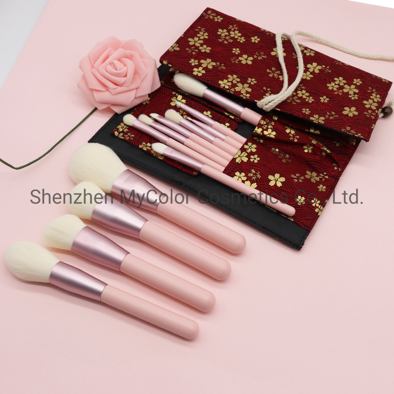 OEM ODM Premium Pink Makeup Brushes 12PCS Eye Shadow Lip Cosmetics Brush Set
