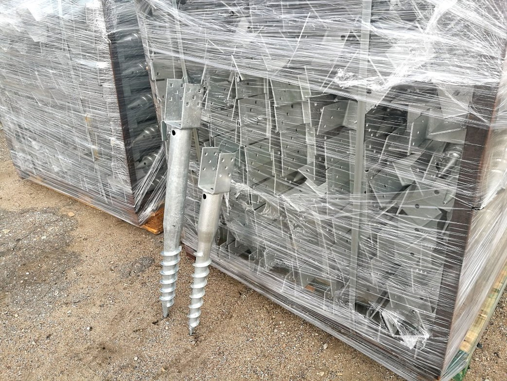 Винтовой анкер U-007 для наземного монтажа