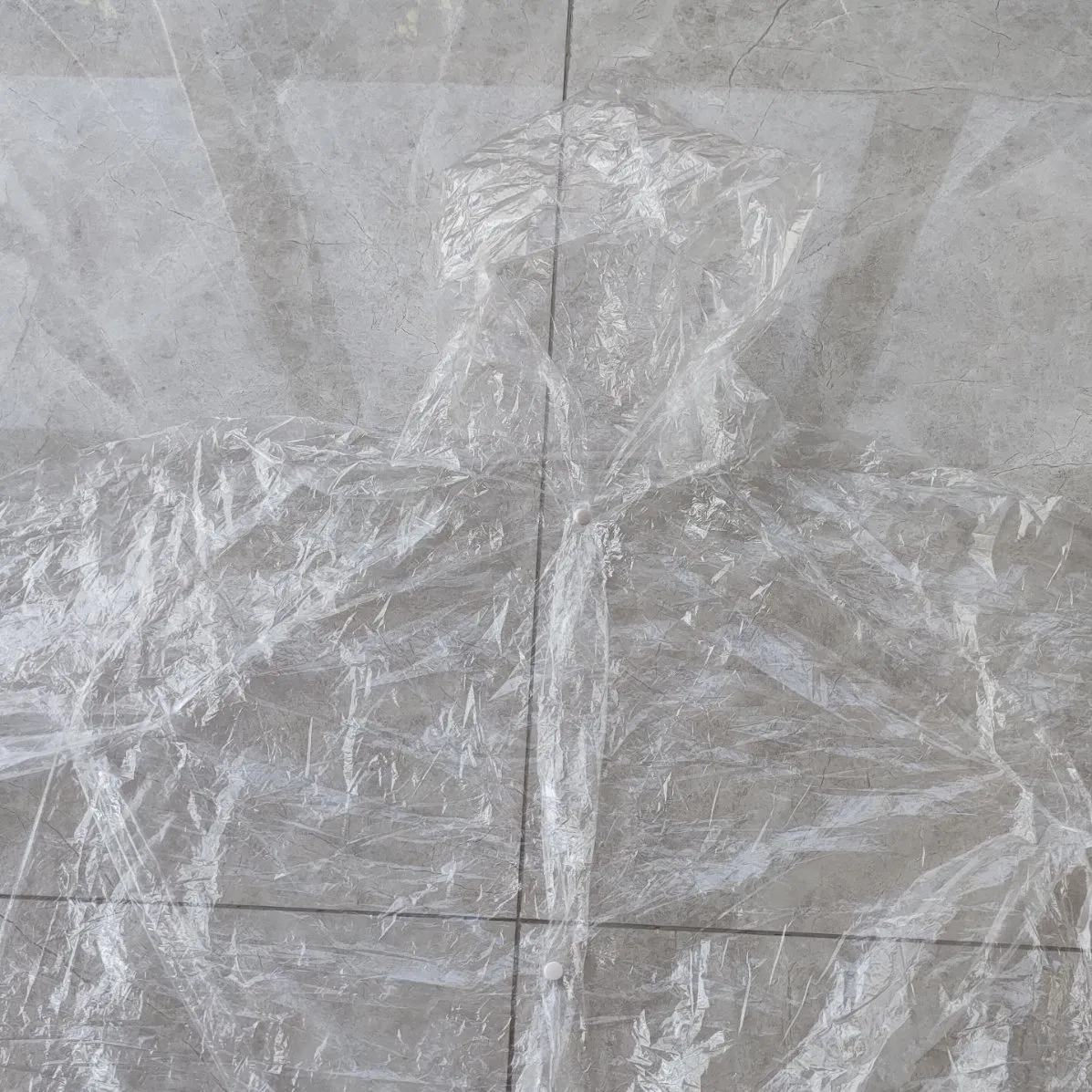 Clear LDPE Raincoat with Good Transparency