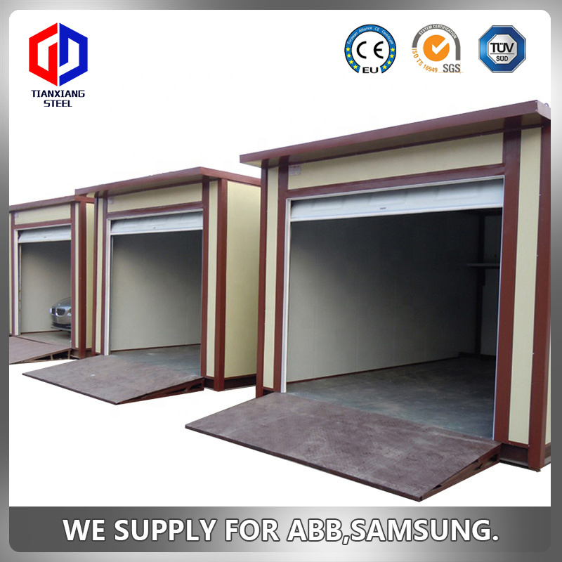 Hot Sale Light Steel Frame Prefabricated Warehouse Car Garage Steel Structure Warehouse Prefab House