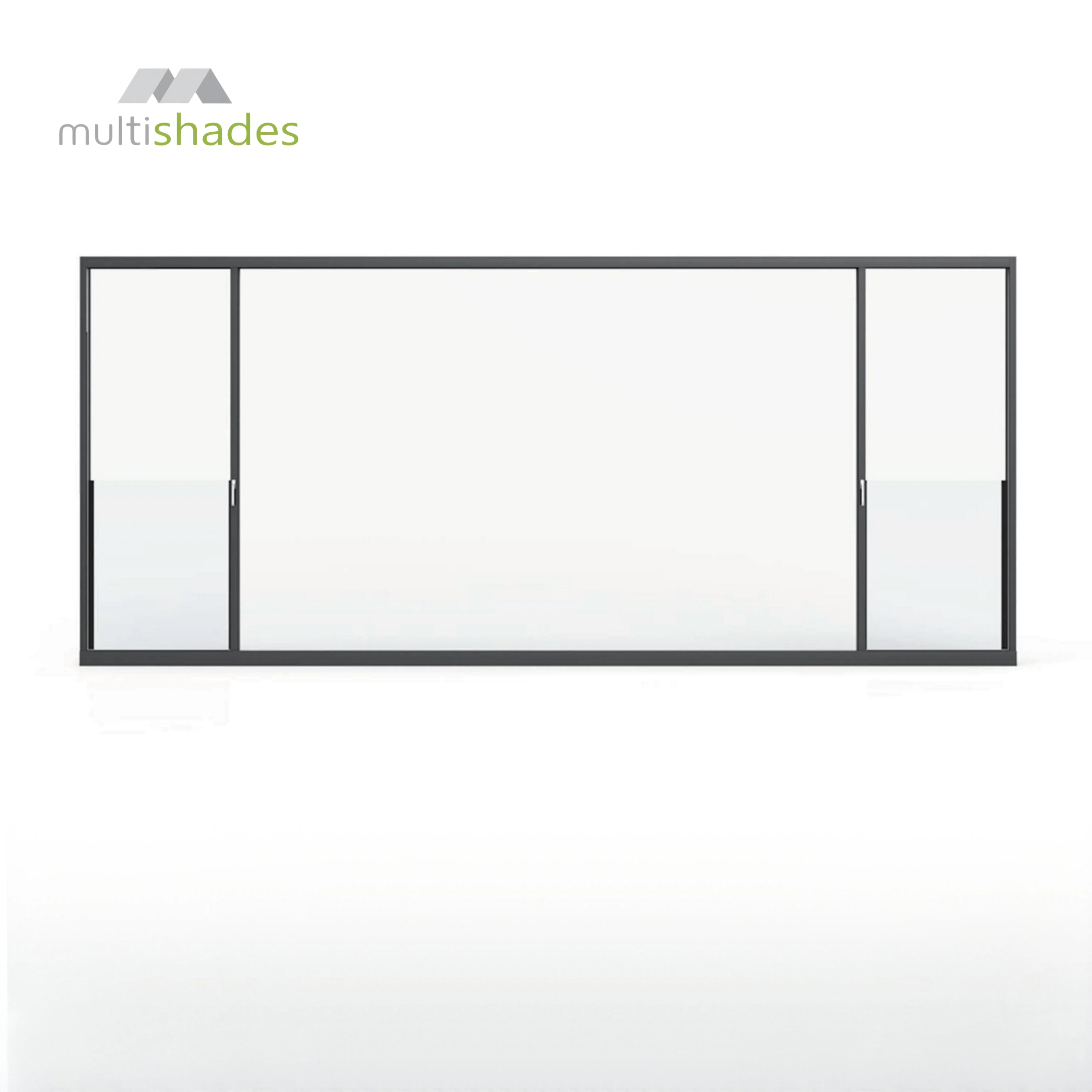 Алюминиевые раздвижные окна Minimalist с тонированным стеклом