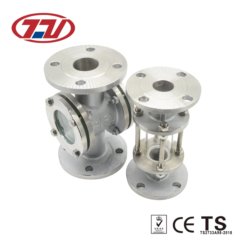 Stainless Steel Straight High Pressure Cross Flange Sight Glass for Pipe
